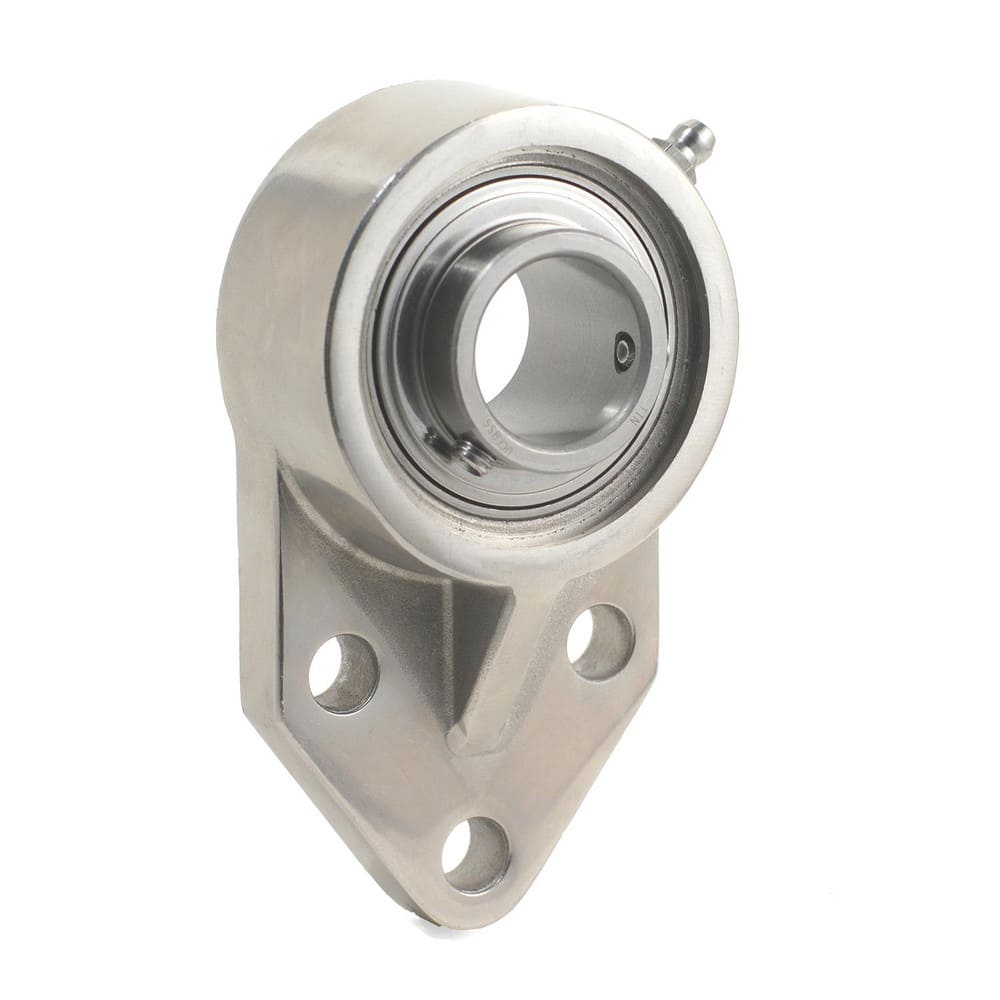 Mounted Bearings & Pillow Blocks; Bearing Insert Type: Wide Inner Ring; Bolt Hole (Center-to-center): 38.1 mm; Housing Material: Stainless Steel; Lock Type: Set Screw; Static Load Capacity: 1225.00; Number Of Bolts: 3; Maximum RPM: 6490.000; Series: UCFBS