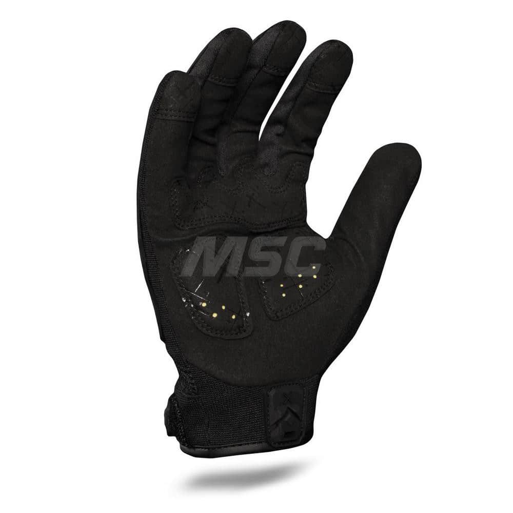 Tactical Gloves: Size M Black, Padded Palm Grip