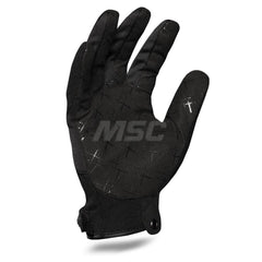 Tactical Gloves: Size XL Black, Suede Grip