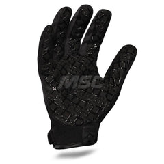 Tactical Gloves: Size XL Black, Diamond Embossed Grip