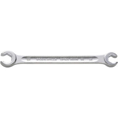 Flare Nut Wrenches; Type: Open End; Size (Inch): 10mm; 11 mm; Size (mm): 10mm; 11 mm; Head Type: Double; Offset; Opening Type: 6-Point Flare Nut; Head Offset Angle: 10; Non-sparking: No; Insulated: No; Magnetic: No; Corrosion-resistant: No; Ratcheting: No