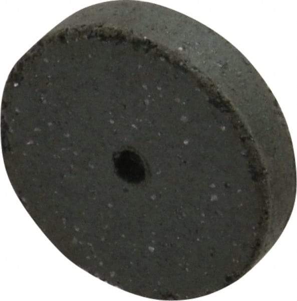 Cratex - 5/8" Diam x 1/16" Hole x 1/8" Thick, Surface Grinding Wheel - Silicon Carbide, Coarse Grade, 25,000 Max RPM, Rubber Bond, No Recess - Exact Industrial Supply