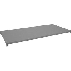 Tennsco - 48" Wide, 3/4 High, Open Shelving Accessory/Component - Steel, 24" Deep, Use with Capstone Shelving - Exact Industrial Supply