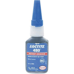 Loctite - 20gr Bottle Black Instant Adhesive - 480 PRISM 20G NON NSF LOCTIT PRISM INST ADH - Exact Industrial Supply