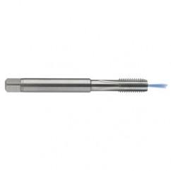M8x1.0 6H 4-Flute Carbide Semi-Bottoming 15 degree Spiral Flute Tap-Bright - Exact Industrial Supply