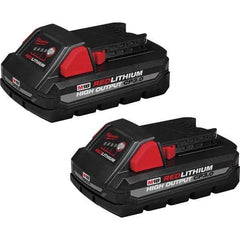 Milwaukee Tool - Power Tool Batteries Voltage: 18.00 Battery Chemistry: Lithium-Ion - Exact Industrial Supply