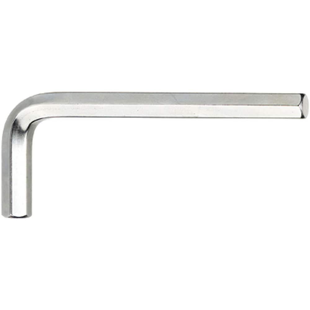 Hex Keys; End Type: Hex; Hex Size (Decimal Inch): 0.7500; Handle Type: L-Handle; Arm Style: Long; Short; Arm Length: 7.0867 in; Overall Length (Inch): 0; Overall Length (mm): 180.0000; Handle Color: Silver; Overall Length Range: 6″ - 8.9″; Blade Length (D