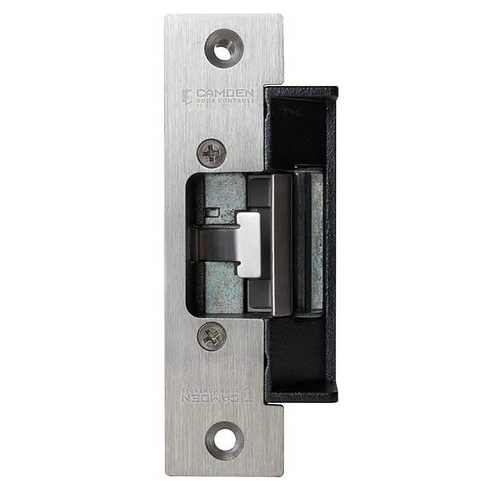 Electric Strikes; Product Type: Electric Strike; Length (Inch): 4.88; Power Type: AC; DC; Strike Material: Stainless Steel; Door Frame Material: Wood; Voltage: 12/24 V AC/DC; For Use With: Cylindrical and Mortise Locksets; Features: Non-Handed; Horizontal