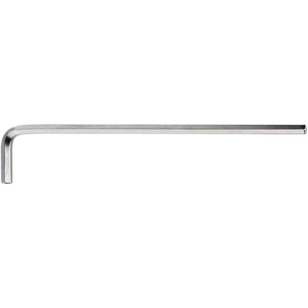 Hex Keys; End Type: Hex; Hex Size (Decimal Inch): 0.3200; Handle Type: L-Handle; Arm Style: Extra Long; Short; Arm Length: 12.5985 in; Overall Length (Inch): 0; Overall Length (mm): 320.0000; Handle Color: Silver; Overall Length Range: 9″ and Longer; Blad