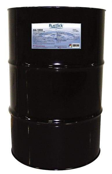 Rustlick - Rustlick SN-100A, 55 Gal Drum Cutting & Grinding Fluid - Synthetic, For Machining, Sawing - Exact Industrial Supply