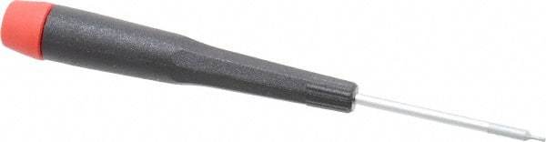 Wiha - 0.89mm Precision Miniature Hex Driver - 1-9/16" Bade Length, Tapered Handle, 4-3/4" OAL - Exact Industrial Supply
