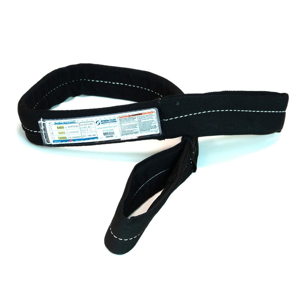 Slings & Tiedowns (Load-Rated); Sling Type: Eye & Eye; Length (Feet): 20; Vertical Capacity (Lb.): 8900; Choker Capacity (Lb.): 7200; Width (Inch): 3; Basket Capacity (Lb.): 17800; Eye Type: Twisted Eye; Sling Material: Nylon; Sling Width: 3 in; Eye Lengt