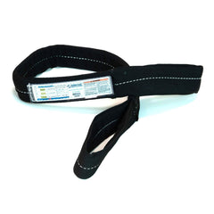 Slings & Tiedowns (Load-Rated); Sling Type: Eye & Eye; Length (Feet): 20; Vertical Capacity (Lb.): 3200; Choker Capacity (Lb.): 2500; Width (Inch): 2; Basket Capacity (Lb.): 6400; Eye Type: Twisted Eye; Sling Material: Nylon; Sling Width: 2 in; Eye Length