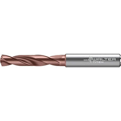 Screw Machine Length Drill Bit: [ATT_DrillBitSizeInch_NUM] 140 &deg N/A Solid Carbide TiAlSiN Finish,  Spiral Flute,  Series  DC175-03-A1