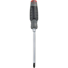 Phillips Screwdrivers; Tip Size: #3; Overall Length: 10.75; Handle Type: Cushion Grip; Handle Color: Black; Finish: Oxide; Handle Length: 4.75 in; Shank Material: Steel; Overall Length (Inch): 10.75; Handle Material: Plastic; Shank Shape: Round; Shank Len