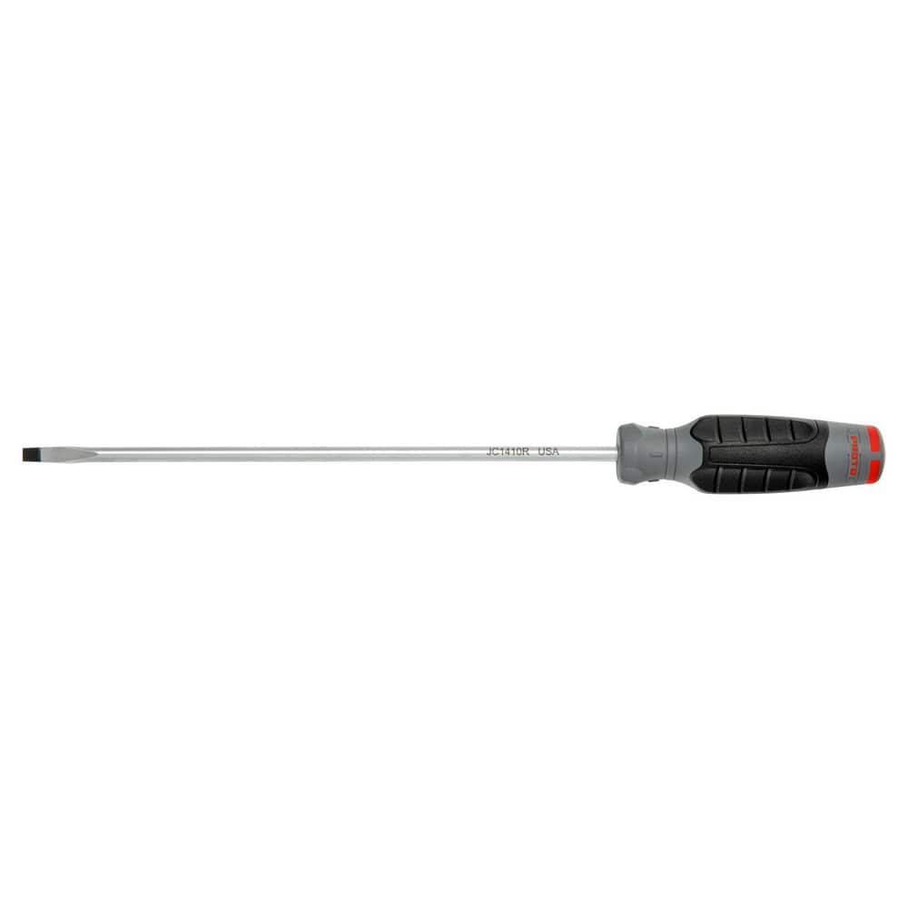 Slotted Screwdriver: 0.25″ Width, 14-1/2″ OAL