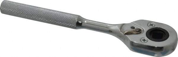 Proto - 3/8" Drive Pear Head Female Drive Ratchet - Chrome Finish, 7" OAL, 24 Gear Teeth, Standard Head - Exact Industrial Supply