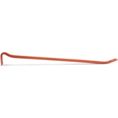 Pry Bars; Prybar Type: Steel Wrecking; End Angle: Gooseneck; End Style: Wedge; Claw; Material: Steel; Bar Shape: Round; Overall Length (Inch): 42; Overall Length: 42.00