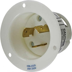 Hubbell Wiring Device-Kellems - 250V 20A NEMA L6-20P Industrial Twist Lock Inlet - Exact Industrial Supply