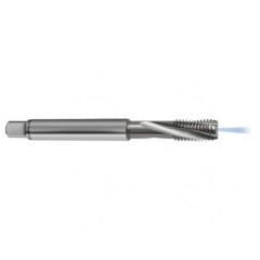 M5x0.50 6H 3-Flute Carbide Semi-Bottoming 15 degree Spiral Flute Tap-Bright - Exact Industrial Supply