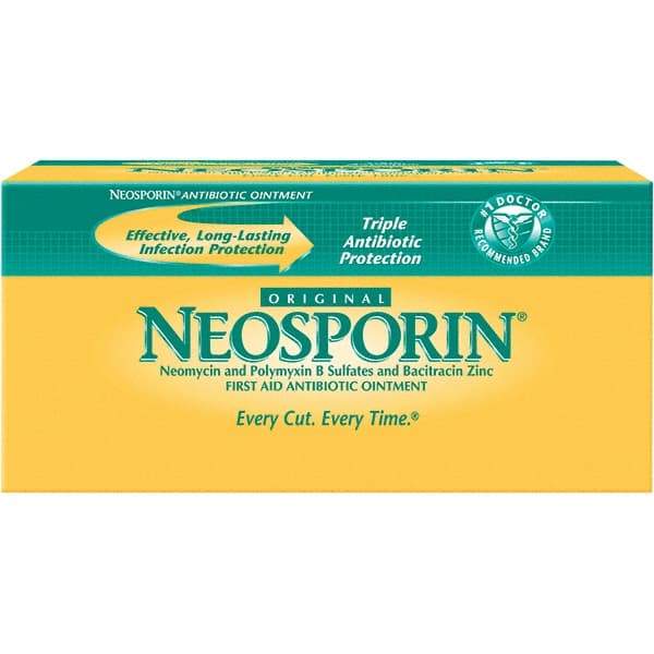Neosporin - Antiseptics, Ointments, & Creams Type: Wound Care Form: Ointment - Exact Industrial Supply