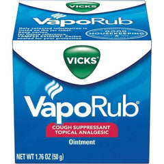 Vicks - Antiseptics, Ointments, & Creams Type: Pain Relief Form: Ointment - Exact Industrial Supply