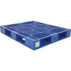 Vestil - 39.5" Long, 47.38" Width, 6" High, High-Density Polyethylene Pallet - Exact Industrial Supply