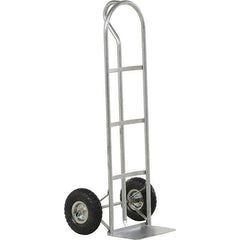 Vestil - 500 Lb Capacity 52" OAH Hand Truck - P Handle, Steel, Pneumatic Wheels - Exact Industrial Supply