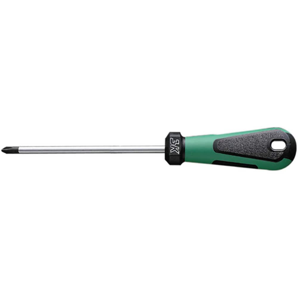 Precision & Specialty Screwdrivers; Tool Type: Pozidriv Screwdriver; Blade Length (mm): 4; Shaft Length: 100 mm; Handle Length: 215 mm; Handle Color: Black; Green; Finish: Chrome-Plated; Body Material: Chrome Alloy Steel; Overall Length (Inch): 8.50; Mate