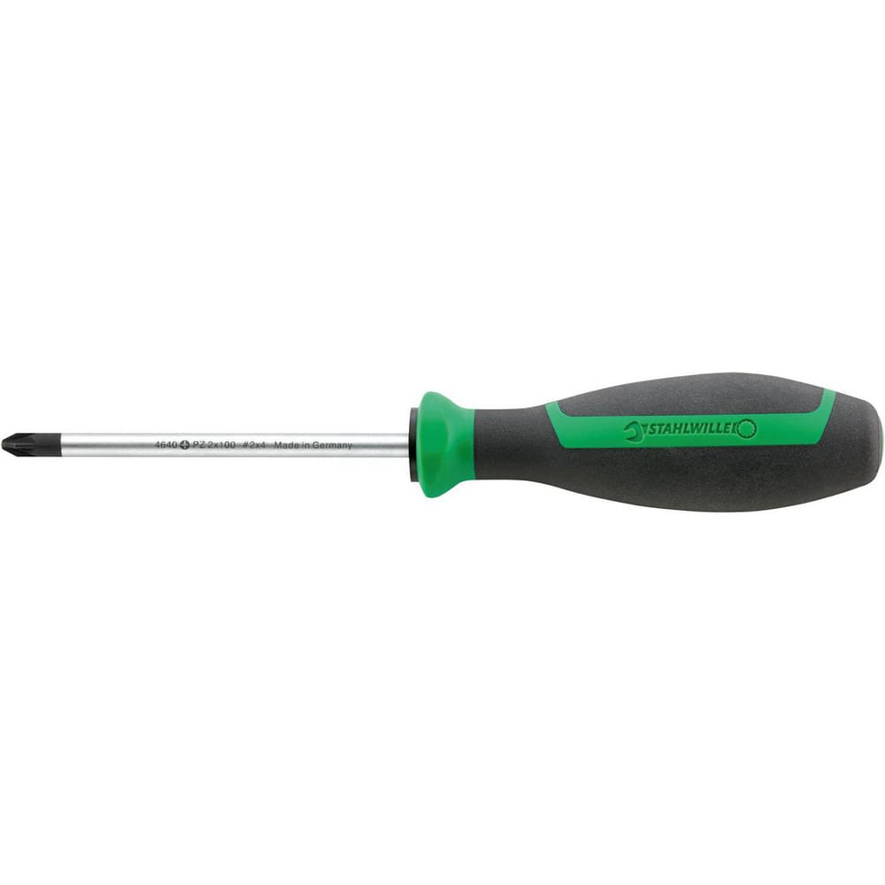 Precision & Specialty Screwdrivers; Tool Type: Pozidriv Screwdriver; Blade Length (mm): 6; Shaft Length: 150 mm; Handle Length: 275 mm; Handle Color: Black; Green; Finish: Chrome-Plated; Body Material: Chrome Alloy Steel; Overall Length (Inch): 10.75; Mat