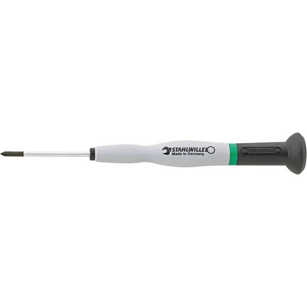 Precision & Specialty Screwdrivers; Tool Type: Precision Phillips Screwdriver; Blade Length (mm): 2; Shaft Length: 40 mm; Handle Length: 140 mm; Handle Color: Black; Green; Finish: Chrome-Plated; Body Material: Chrome Alloy Steel; Overall Length (Inch): 6