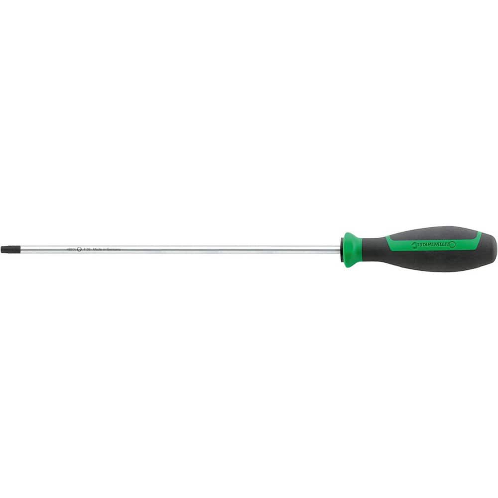 Precision & Specialty Screwdrivers; Tool Type: Torx Screwdriver; Blade Length (mm): 10; Shaft Length: 250 mm; Handle Length: 335 mm; Handle Color: Black; Green; Finish: Chrome-Plated; Body Material: Chrome Alloy Steel; Overall Length (Inch): 13.25; Materi