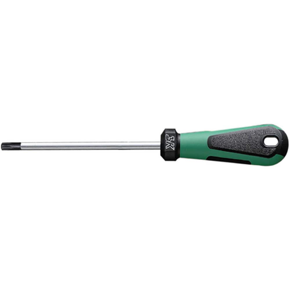 Precision & Specialty Screwdrivers; Tool Type: Torx Screwdriver; Blade Length (mm): 4; Shaft Length: 100 mm; Handle Length: 215 mm; Handle Color: Black; Green; Finish: Chrome-Plated; Body Material: Chrome Alloy Steel; Overall Length (Inch): 8.50; Material