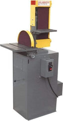 Kalamazoo - 48" Long x 6" Wide Belt, 12" Diam, Combination Sanding Machine - 3 hp, Triple Phase - Exact Industrial Supply