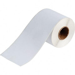 Brady - 4" Wide, White Vinyl Inkjet Label - For BradyJet J2000 - Exact Industrial Supply