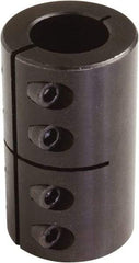 Climax Metal Products - 5/8" Inside x 1-5/16" Outside Diam, One Piece Split Clamping Collar - 2" Long - Exact Industrial Supply