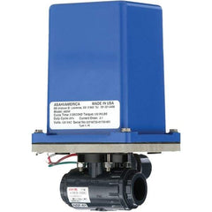 Asahi/America - Actuated Ball Valves   Actuator Type: Electric    Pipe Size: 1-1/2 (Inch) - Exact Industrial Supply