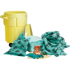 Brady SPC Sorbents - 38 Gal Capacity Chemical Spill Kit - 55 Gal Polyethylene Drum - Exact Industrial Supply
