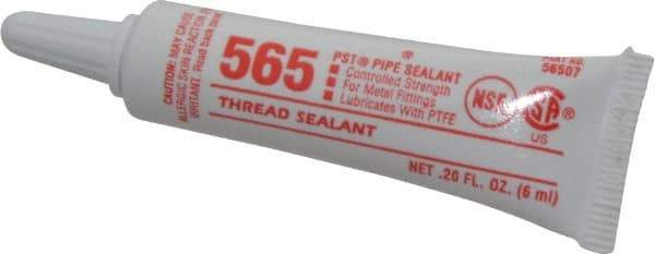 Loctite - 6 ml Tube White PST Pipe Sealant 565 - 300°F Max Working Temp - Exact Industrial Supply