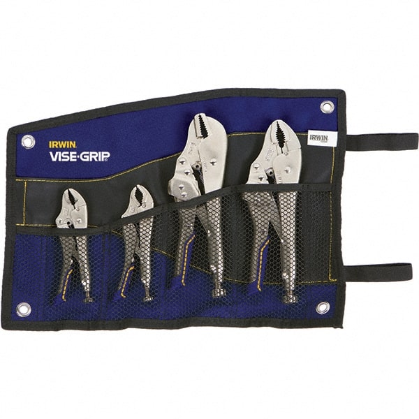 Irwin - Locking Pliers Plier Type: Locking Pliers Jaw Style: Straight; Curve w/Wire Cutter; Long Nose - Exact Industrial Supply