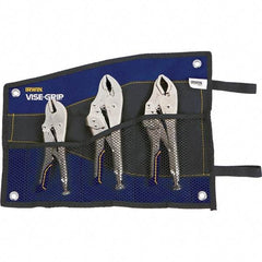 Irwin - Locking Pliers Plier Type: Locking Pliers Jaw Style: Straight; Curve w/Wire Cutter; Long Nose - Exact Industrial Supply