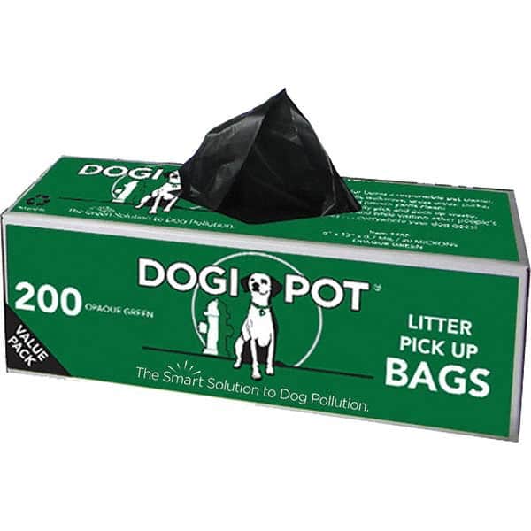 DOGIPOT - 30 200-Pack Boxes HDPE Plastic Litter Pick Up Bags - Exact Industrial Supply