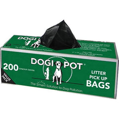 DOGIPOT - 30 200-Pack Boxes HDPE Plastic Litter Pick Up Bags - Exact Industrial Supply