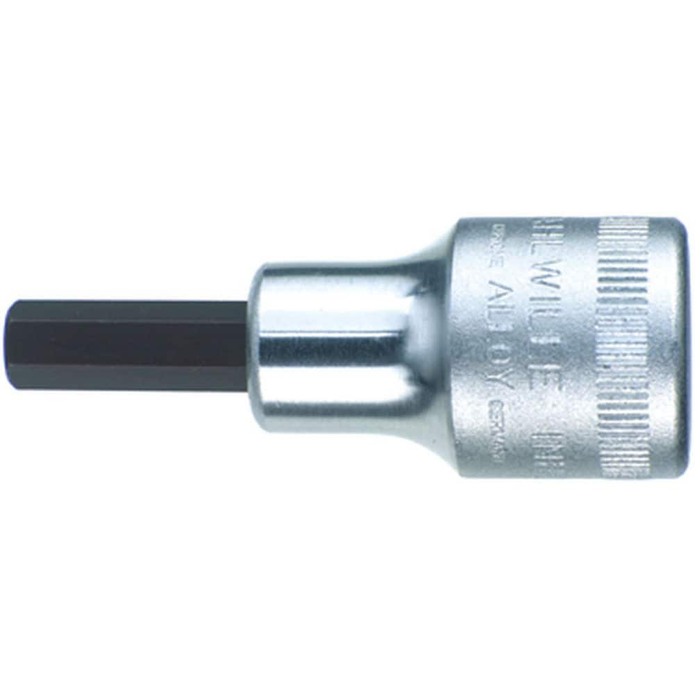 Hand Hex & Torx Bit Sockets; Socket Type: Metric Hex Bit Socket; Hex Size (mm): 5.000; Bit Length: 22 mm; Insulated: No; Tether Style: Not Tether Capable; Material: Chrome Alloy Steel; Finish: Chrome-Plated; Overall Length (Decimal Inch): 2.3700; Non-spar