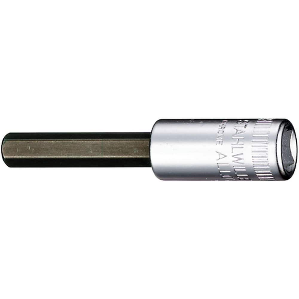 Hand Hex & Torx Bit Sockets; Socket Type: Hex Bit Socket; Hex Size (Inch): 7/64 in; Bit Length: 30 mm; Insulated: No; Tether Style: Not Tether Capable; Material: Chrome Alloy Steel; Finish: Chrome-Plated; Overall Length (Decimal Inch): 2.1700; Non-sparkin