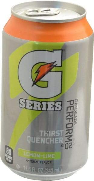 Gatorade - 11.6 oz Can Lemon-Lime Activity Drink - Ready-to-Drink - Exact Industrial Supply