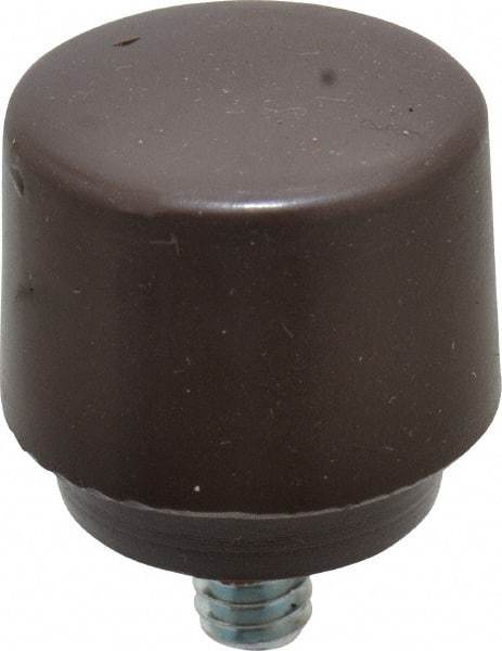 Proto - 1" Face Diam, Grade Soft, Brown Soft Face Hammer Tip - Rubber - Exact Industrial Supply