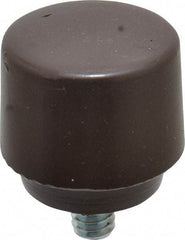 Proto - 1" Face Diam, Grade Soft, Brown Soft Face Hammer Tip - Rubber - Exact Industrial Supply