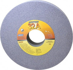 Norton - 12" Diam x 3" Hole x 2" Thick, I Hardness, 46 Grit Surface Grinding Wheel - Aluminum Oxide, Type 1, Coarse Grade, 2,070 Max RPM, Vitrified Bond, No Recess - Exact Industrial Supply