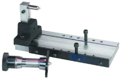 Harig - Base Plate and Tailstock Assembly - Compatible with Uni Dex 070-100 Grinding Fixture - Exact Industrial Supply